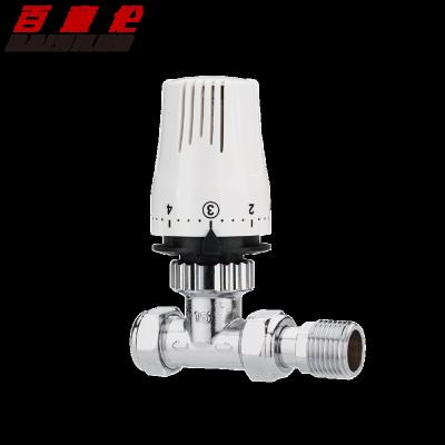 China General Brass Straight Radiator Valve Termostatic Radiator Valve Tools For Heating System for sale