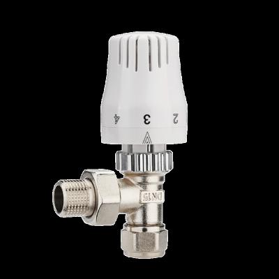 China General Baiyilun (trv) temperature controller manufacture direct selling thermostatic radiator valves with white head for sale