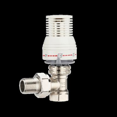 China General Baiyilun Waterproof Electric TRV with Chrome Brass Valve Plastic Valve Head for Room Heating System for sale