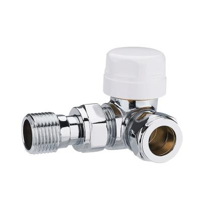 China BAIYILUN General 23 Years Water Mixture Chrome Angle Valve General Radiator Valves 1/2