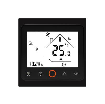 China Byelearn Wifi Tuya Modbus Standards Modern Thermostat Digital Touch Screen Europe Floor Heating Parts BYL-180EM Baiyilun for sale