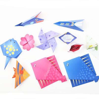 China Eco-Friendly Materials Wholesale Folded Origami Educational Paper Crafts Creative DIY Tools Paper-Cut Toys For Children for sale