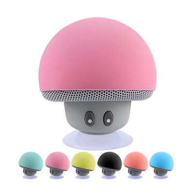 China Waterproof Portable Wireless Mushroom BT Speaker Mini Tablet PC and Wireless Phone Stand for sale