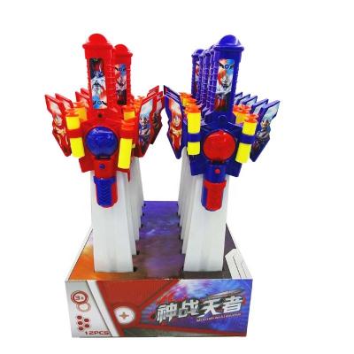 China Capsule toys 2020 new candy factory toys sword boys wholesale light musical sounds newest for sale