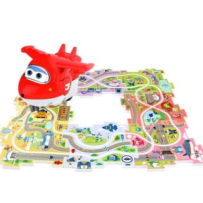 China Slot Toy Traffic Puzzle Train Toys Rail Miniature Racing Car Racing Track Set Car Railway Toys for sale