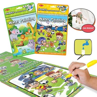 China DIY Toy Magic Water Picture Book Canvas DIY Education Creative Drawing Toys for sale