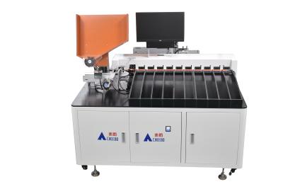 China Máquina de clasificación de paquetes de baterías de litio de cilindro único con 10 engranajes y clasificación automática de códigos QR 1700*1000*1250MM en venta