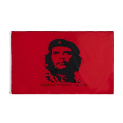 China OEM 1 PC Available Ready To Ship 3x5ft 90x150cm Cuba Hero Che Guevara Flag for sale