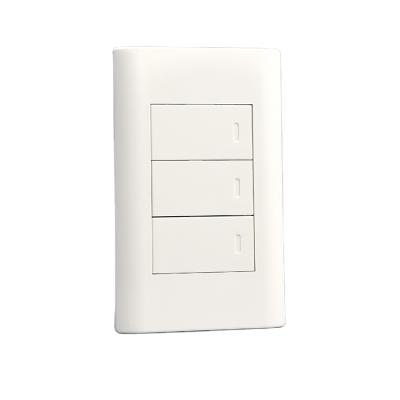 China Residential / Multipurpose Popular Design Lamp Switch PC Material With Metal Frame for sale