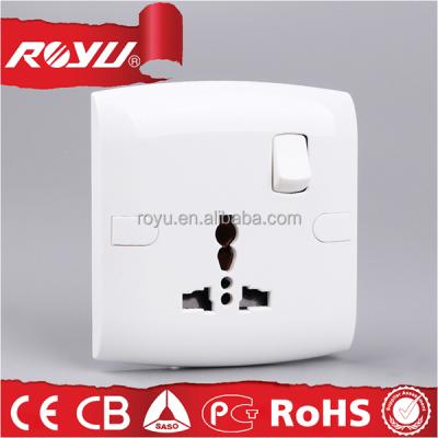 China Original PC E118 Saudi Arabia SASO Approved Size 86*86 Alpha Design 3gang Push Switch for sale