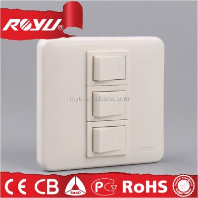 China 3 way z-wave switch, power outlet, LIDE WH86-505 z-wave wall switch 80x80 for sale