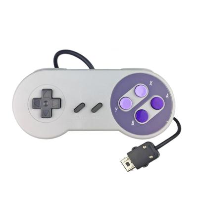 China Hot Selling Game Cube Video Controller Gamepad For SNES Classic Mini Controller With 3m Cableand ABS Material Joystick Joypads For Gaming Game for sale