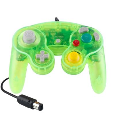 China VIBRATION MOTOR clear color joystick wired classic NGC controller gamepad gaming joypads for sale