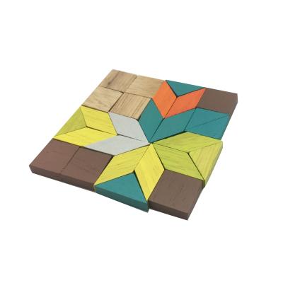 China Cheap Toy 2020 New Mini Tin Box For Trip Mosaic Wooden Puzzles 3D Games Set Moving Game CBL1138 for sale