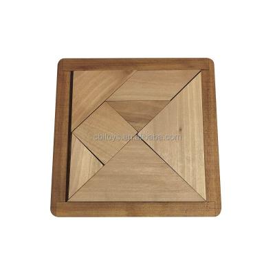 China 2018 Educational Hot Toy Wooden Tangram Puzzle Traditional Games For Adult for sale