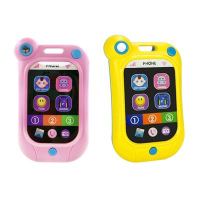 China Baby Musical Phone Toy Educational Kids Early Learning Early Touch Smart Toys Machine Cheap Baby Mobile Cell Phone Educational Toys For Children for sale