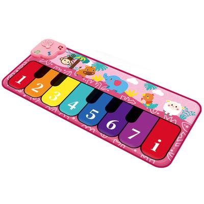 China Playmat Mat Musical Keyboard Electronic Foldable Musical Piano Baby Gym Piano Mat Waterproof Keyboard Piano Mat for Kids for sale