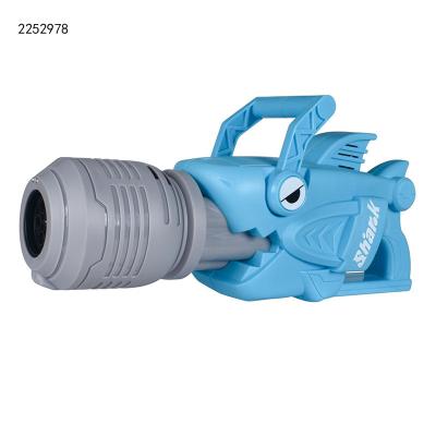 China Outdoor Game Outdoor Bazooka Bubble Gun Toys 2022 Summer Electric Igniting Musical Bubble Machine Blowing Automatic Bubble Toys For Kids for sale