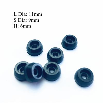 China high aging & low temperature resistance 11*9*6 mm anti vibration rubber outdoor furniture rubber feet with screw for sale