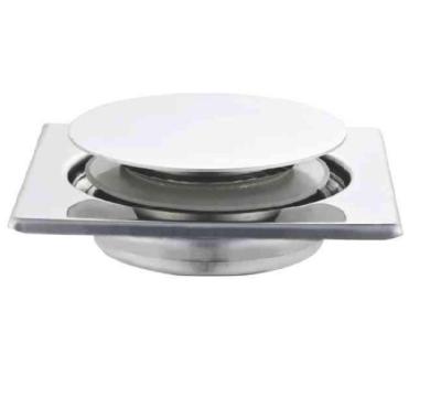 China Modern 6 Inch Pop Up And Pull Down Stainless Steel Bathroom Shower Floor Sink Drain Cover for sale