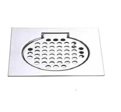 China Modern Chrome Stainless Steel Floor Sink Collapsible Quick Drain Cover With Round Holes for sale