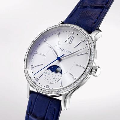 China TIMEBOX TC798H Analog Moon Phase Wrist Watch Women Quartz Wristwatch Elegance Watches Stainless Ladies Moon Phase Watches Steel for sale