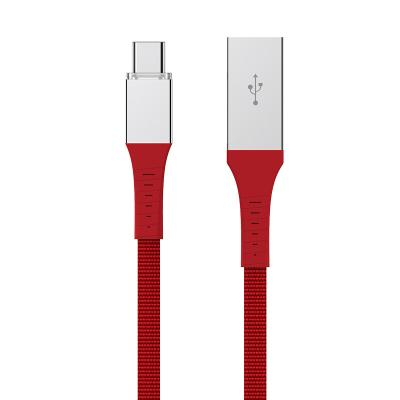 China Electronics Charging OEM 1m Durable Mobile Phone 3A Nylon Braided Fast Charging USB Data Cable for sale