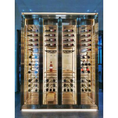 China Manufacturer Best Quality Constant Temperature Modern Kitchen Storage Direct Expandable Liquor Whiskey Wine Cabinet for sale