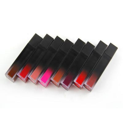 China Wholesale Waterproof Matte Lipstick Easy Coloring Make Your Own Brand Cosmetics for sale