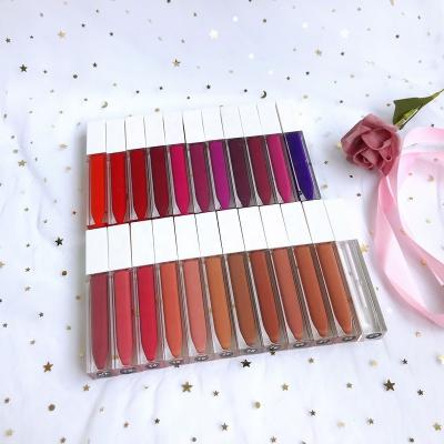 China Velvet Waterproof Matte Air Liquid Lipstick No Dry 24 Hours Waterproof Lipstick for sale