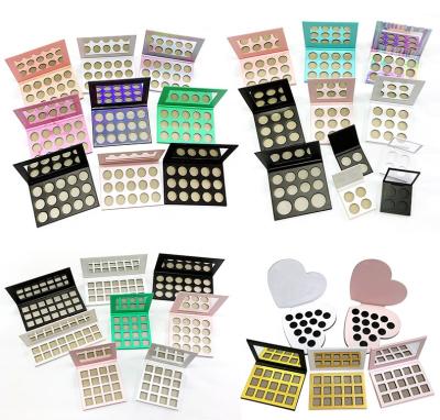 China Waterproof Super Pigmented Eyeshadows Private Label Packaging Custom Logo Eyeshadow Palette for sale