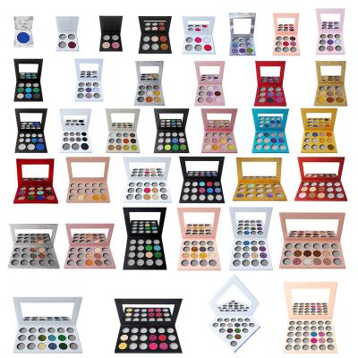 China Best Waterproof Clean High Pigmented Wholesale Label Eyeshadow Shimmer Eyeshadow Palette for sale