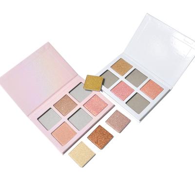 China Luxury Sunscreen Private Label Highlighter Makeup DIY Body Face Highlighter Palette Personalized for sale