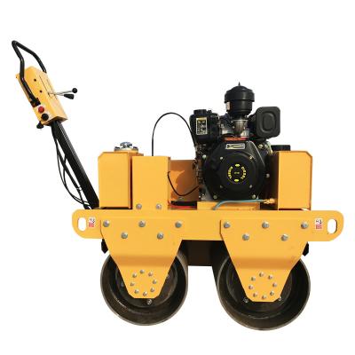 China Heavy Machinery Repair Shops VR600D Double Drum Type Walk Behind Road Roller Asphalt Roller Vibratory Compaction Road Construction Machinery for sale