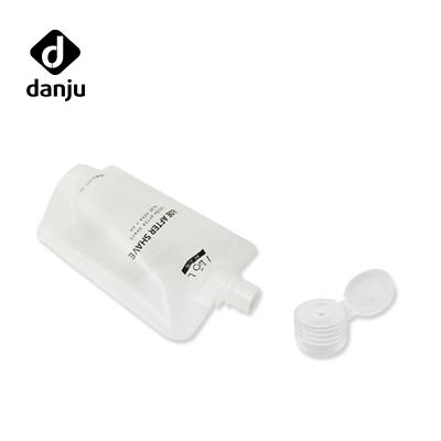 China Non flip colored plastic spout and flip top cap for personal cream holder up pouch for sale