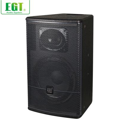 China Professional High Quality 1x10 Inch Full Range Speaker High Density Panel Passive Stage Loudspeaker 200 Watt for sale