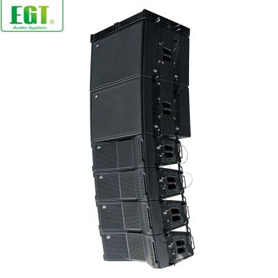 China Hot maple plywood product 400/1600W active line array amplifier dsp system for sale