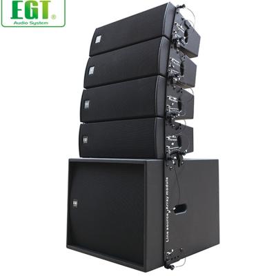 China Professional Powerful Maple Plywood KTV 400W/1600W Passive Line Array Subwoofer Speaker For Sale for sale