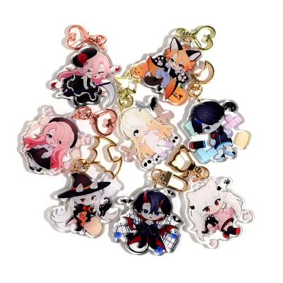 China Lingban eco-friendly personalized custom logo kpop BTS key chain acrylic custom printed acrylic keychain for sale