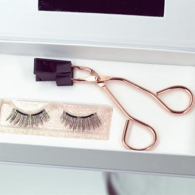 China New Premium Natural Freed Magnetic Eyelashes Kits with Mirror and Curler Eyelashes for sale