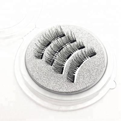 China Mink Lashes Double Magnet Lashes Best Quality Long Lasting Mink Fur Magnetic Eyelashes for sale