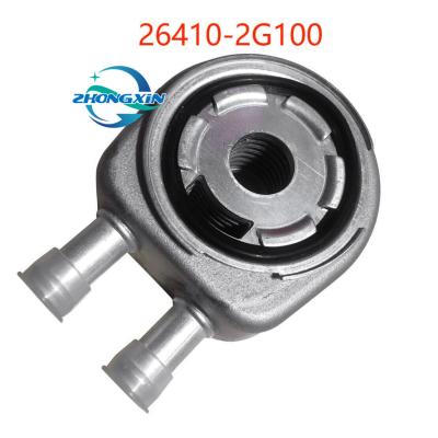 Cina Frigorifero dell'olio motore 264102G100 264102E010 per KIA HYUNDAI 26410-2G100 26410-2E010 Design in vendita