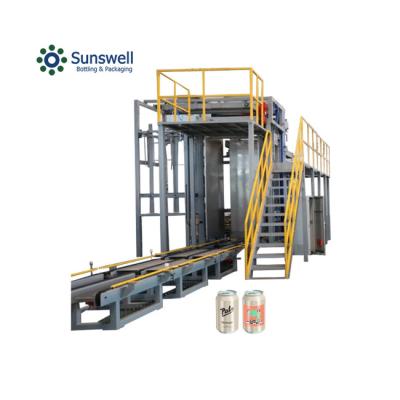 China Factory Price High Level Pop Can Robot Depalletizer Equipment Aluminum Can Depalletizing System Supplier for sale