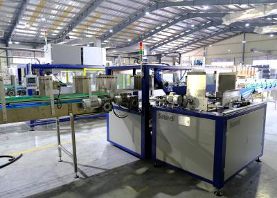 China Empaquetadora automática de la caja de Caser de la comida del cartón de alta velocidad de la bebida para las botellas en venta