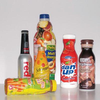 China Hitte gevoelige PVC / PET / PLA / OPS film krimpen Label voor FOOD & Beverage Te koop