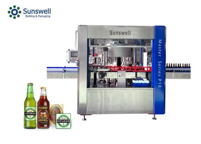중국 맥주 병을 위한 완전 자동 셀프 접착제 3 옆 라벨태그기계 판매용