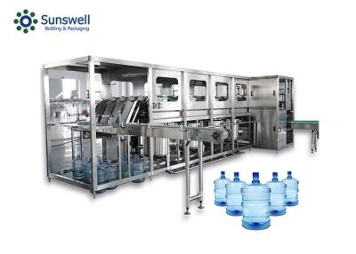 China Máquina de embotellado plástica 5 del galón del agua del ANIMAL DOMÉSTICO automático de la máquina de rellenar 19L en venta