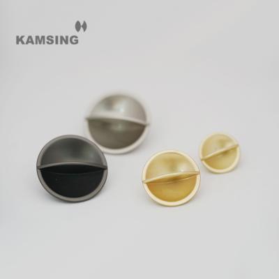 China Dry Cleaning KAMSING-High Quality Special Design Metal Garment Accessories Button Coat Decoration Button Ladies Shirt Button for sale