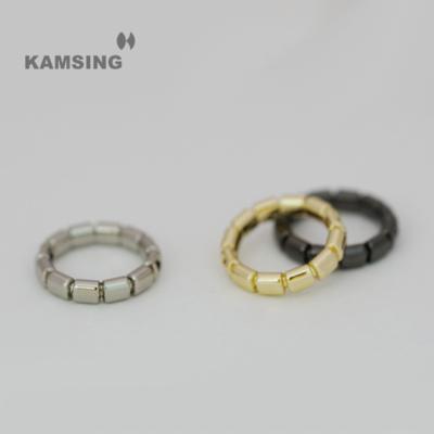 China KAMSING- Dry Cleaning Fashion Design Metal Accessories Metal Ring For Ladies Clothes Decorative Buckle for sale