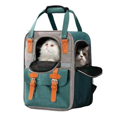 China New Design Fashion Outdoor Dog Cat Travel Bag Pet Carrier Breathable Mesh Dog Backpack Casual Portable for sale